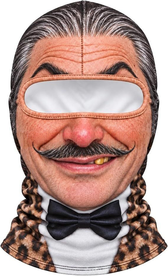 Realistic Winter Ski Face Mask Windproof Thermal Balaclava For Outdoor Sports And Parties | EX-STOCK product gallery photo 15
