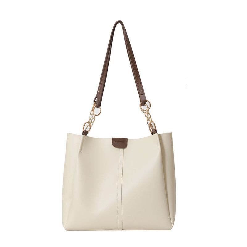 Two-piece Set Large Capacity Leather Totes shoulder Work Commuter Bag - EX-STOCK Canada