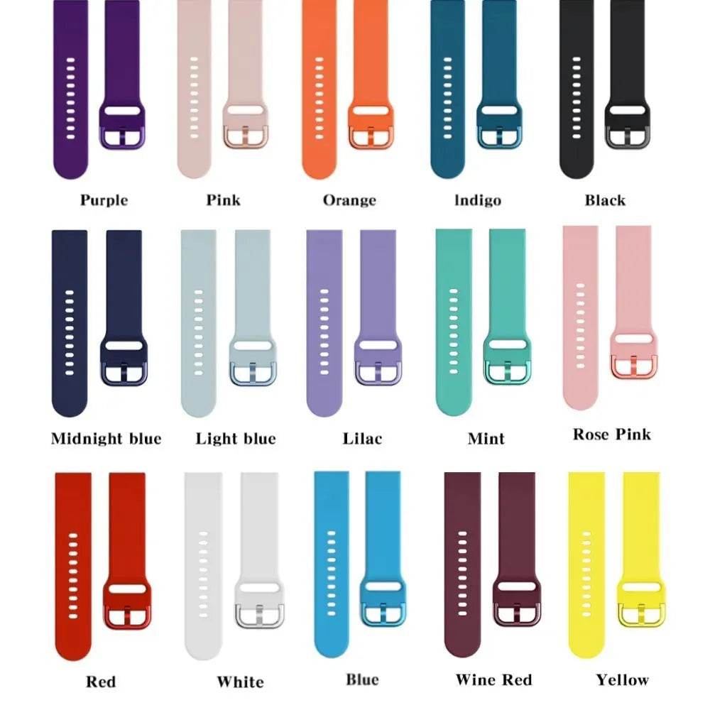 Galaxy Watch Active Silicone Watch Strap - EX-STOCK Canada