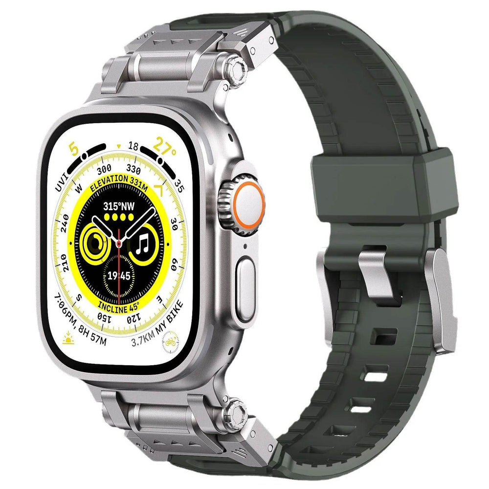 High End Metal And Silicone Watch Strap - EX-STOCK Canada