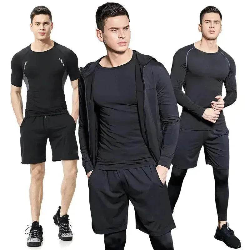 Men's Workout set Five-piece fitness wear - EX-STOCK Canada