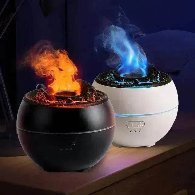Flame Aroma Diffuser Household Desk Aromatherapy Humidifier - EX-STOCK Canada