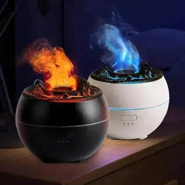Flame Aroma Diffuser Household Desk Aromatherapy Humidifier - EX-STOCK Canada