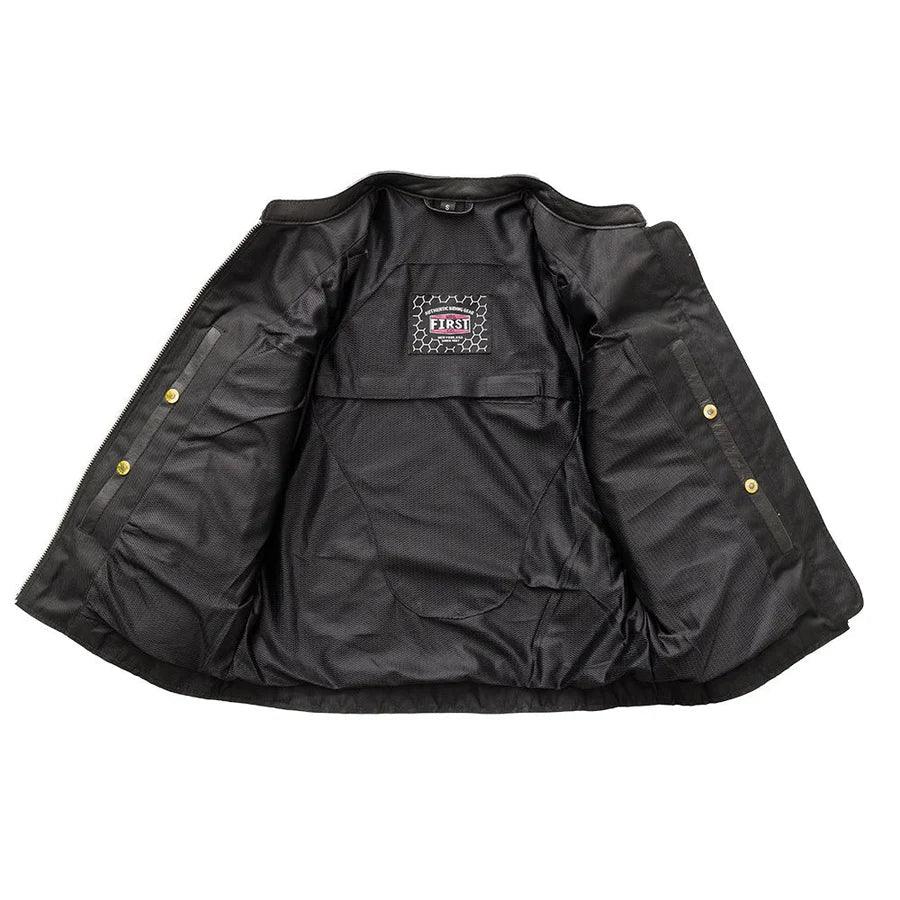 Women’s Motorcycle Leather Jacket. Lightweight Cowhide with Armor Pockets EX-STOCK Canada