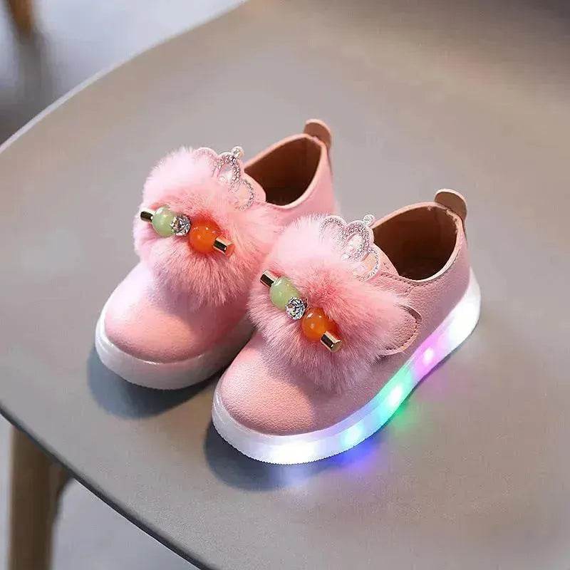 Glow Shoes Flashing Shoes Kids Board Shoes Soft Sole - EX-STOCK Canada