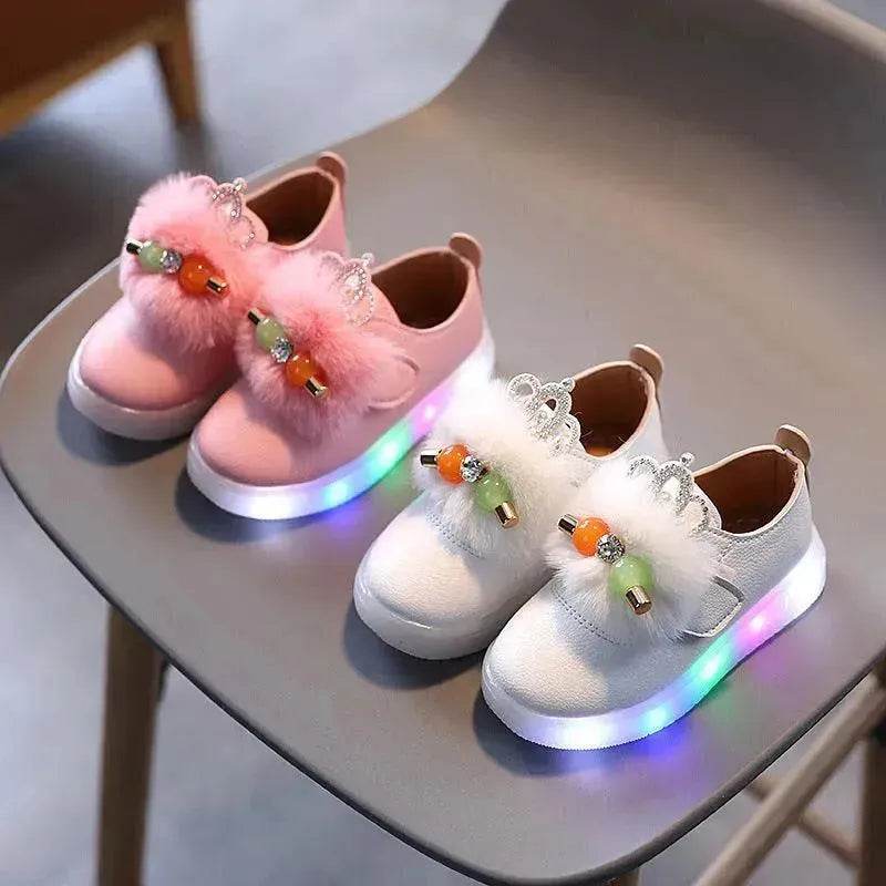 Glow Shoes Flashing Shoes Kids Board Shoes Soft Sole - EX-STOCK Canada
