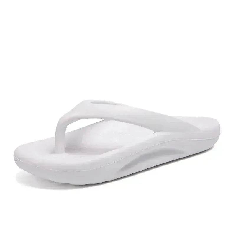 Flip-flops Men Wear Sandy Beach Platform Outside And Step On Shit - EX-STOCK Canada