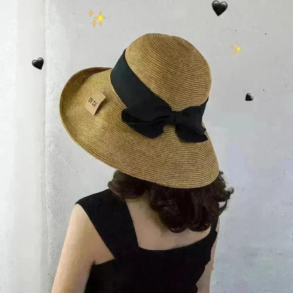 Foldable Summer Beach Sun Hat - EX-STOCK CANADA