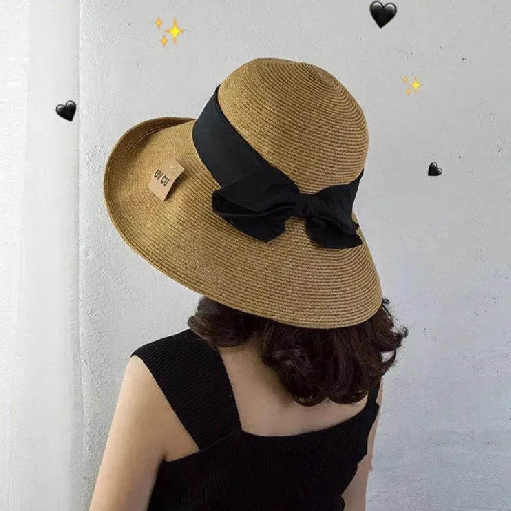 Foldable Summer Beach Sun Hat - EX-STOCK Canada