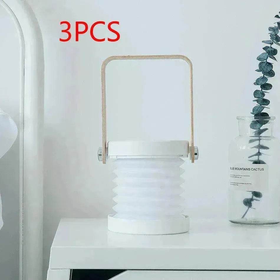 Foldable Touch Dimmable Reading LED Night Light Portable Lantern Lamp USB Rechargeable For Home Decor - EX-STOCK Canada