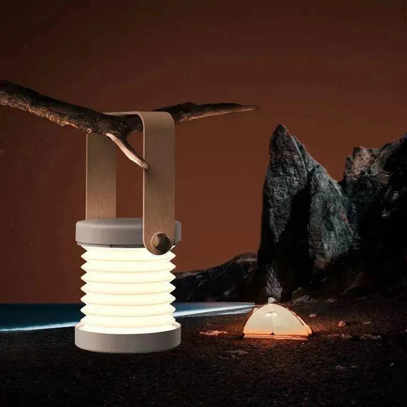 Foldable Touch Dimmable Reading LED Night Light Portable Lantern Lamp USB Rechargeable For Home Decor - EX-STOCK Canada
