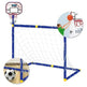 Folding Mini Football Soccer Ball Goal Post Net - EX-STOCK Canada