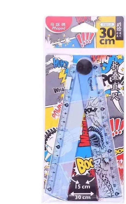 folding ruler 30cm widened rotary ruler - EX-STOCK Canada