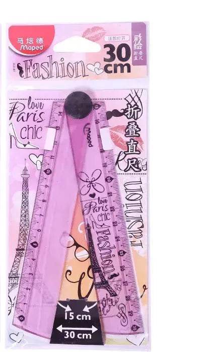 folding ruler 30cm widened rotary ruler - EX-STOCK Canada