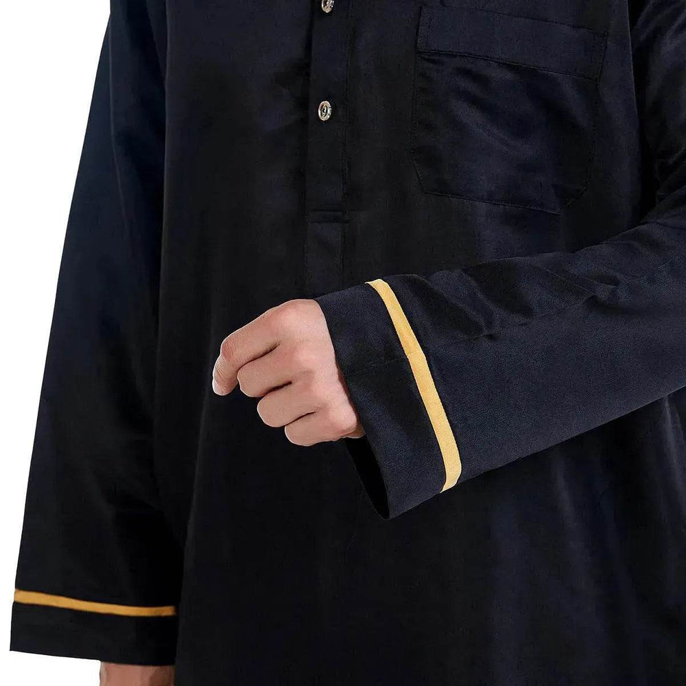 Fashionable and Elegant Foreign Trade Arab Middle East Men's Robe Moroccan Men's Jalabiya - EX-STOCK Canada
