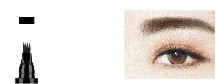 Four-Forked Water Eyebrow Pencil Four-Head Eyebrow Pencil - EX-STOCK Canada