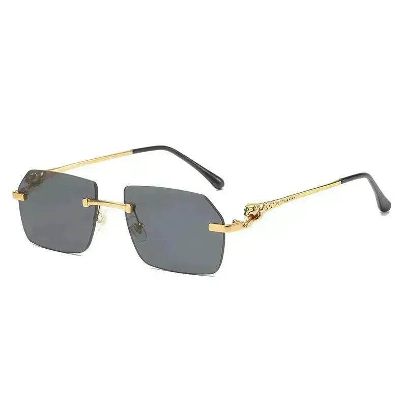 Frameless Trimming Leopard Head Sunglasses - EX-STOCK Canada