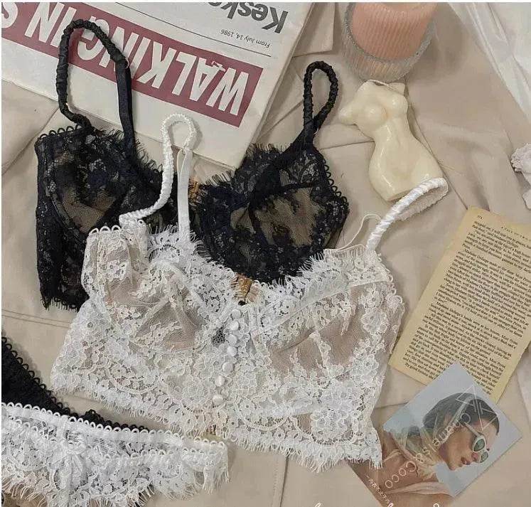 French Charming Lace Lingerie Set - EX-STOCK Canada