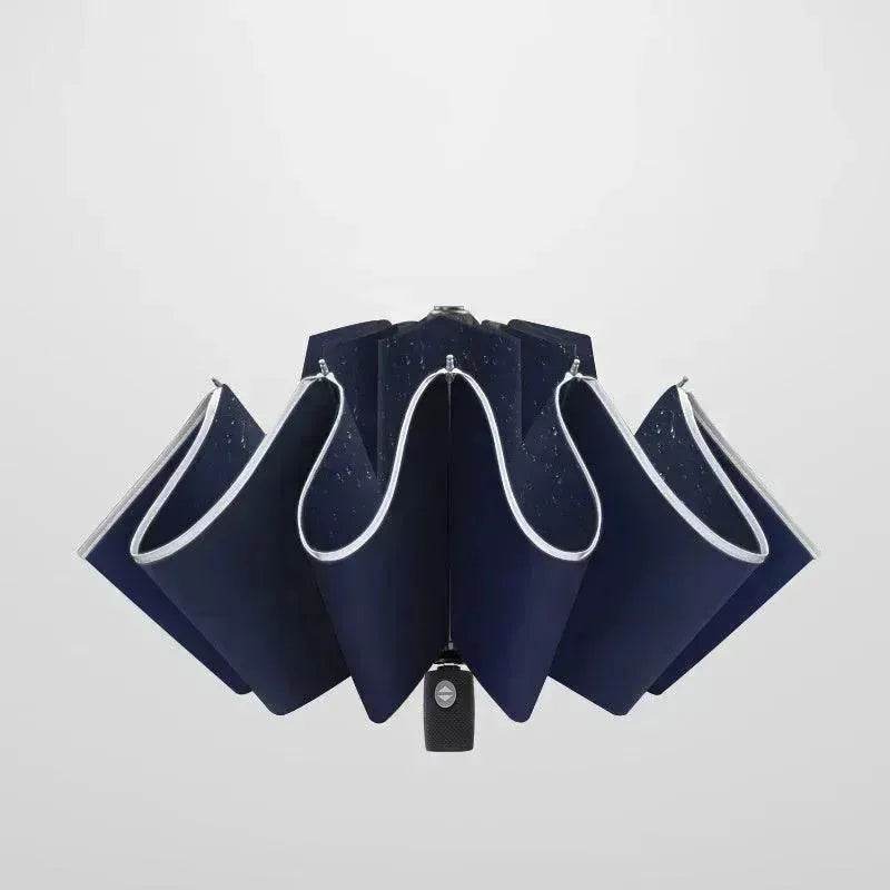 Full Automatic Reverse Umbrella Men'S Business Reflective Cloth Car Umbrella - EX-STOCK Canada