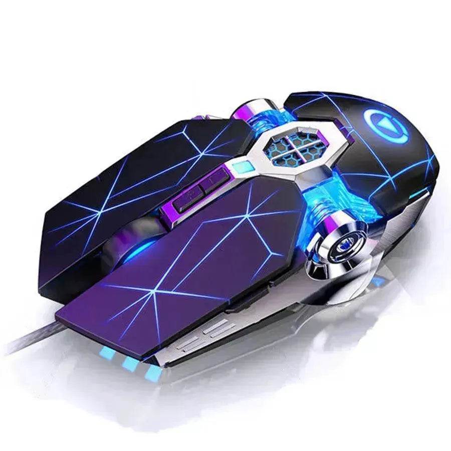 Gaming Mouse Wired Silent Gaming Mechanical Computer Desktop Notebook Office - EX-STOCK Canada