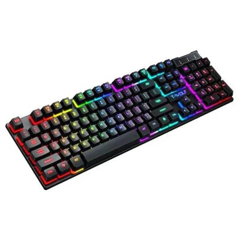 Gaming Usb Luminous Wired Keyboard Floating Manipulator - EX-STOCK Canada