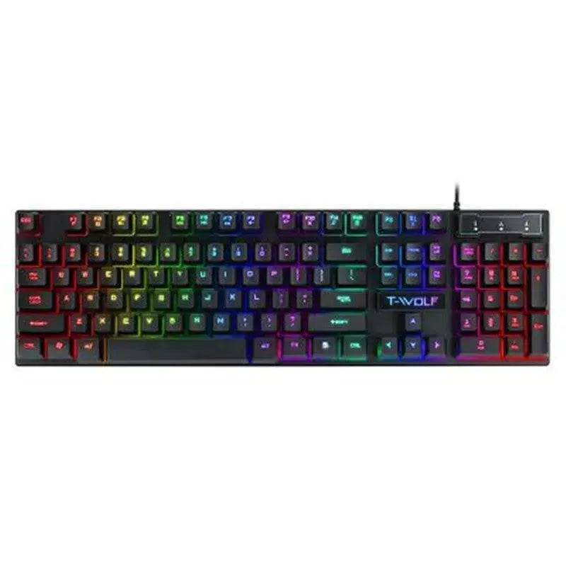 Gaming Usb Luminous Wired Keyboard Floating Manipulator - EX-STOCK Canada