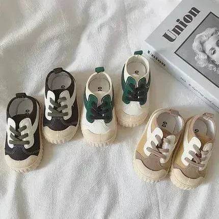 Girls' Baby Soft Bottom Non-slip Children's Canvas Shoes - EX-STOCK Canada