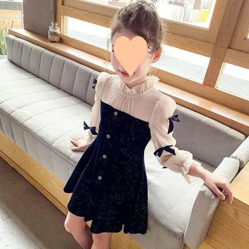 Girls' Dress French Velvet Princess Skirt - EX-STOCK Canada