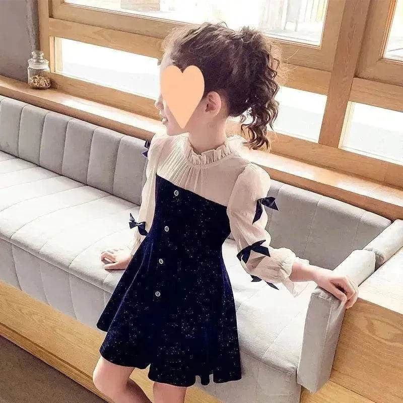 Girls' Dress French Velvet Princess Skirt - EX-STOCK Canada