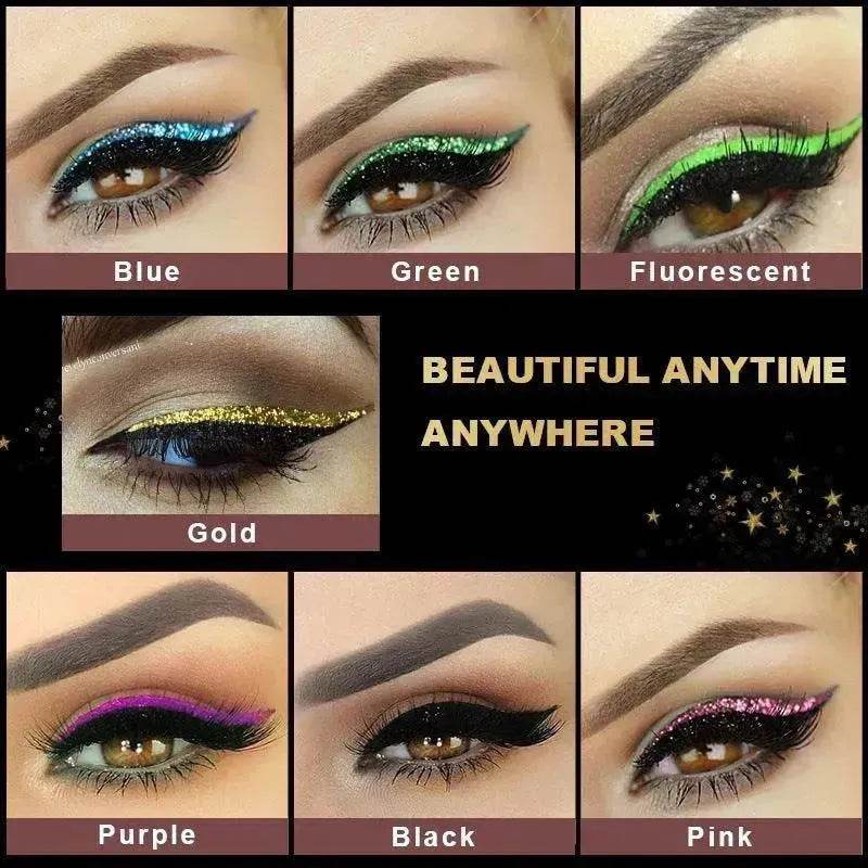 Glittering Eyeliner Sticker False lashes set - EX-STOCK Canada