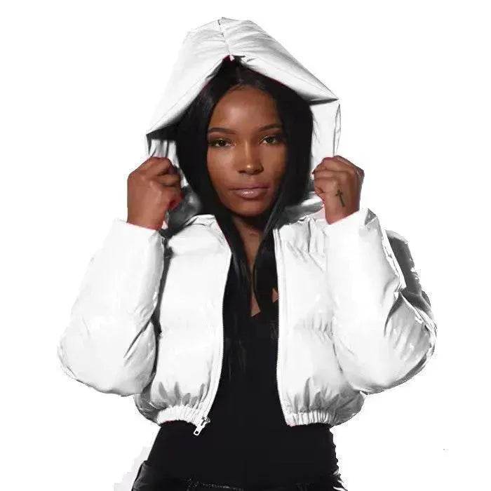 Glossy Bread Coat Down Cotton Jacket - EX-STOCK Canada