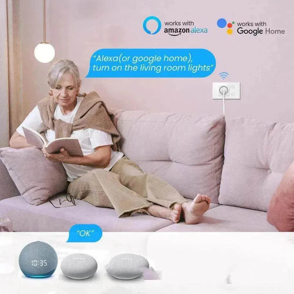 Graffiti Color Column Wall Timing Touch Lamp Socket Voice Control Intelligent - EX-STOCK Canada