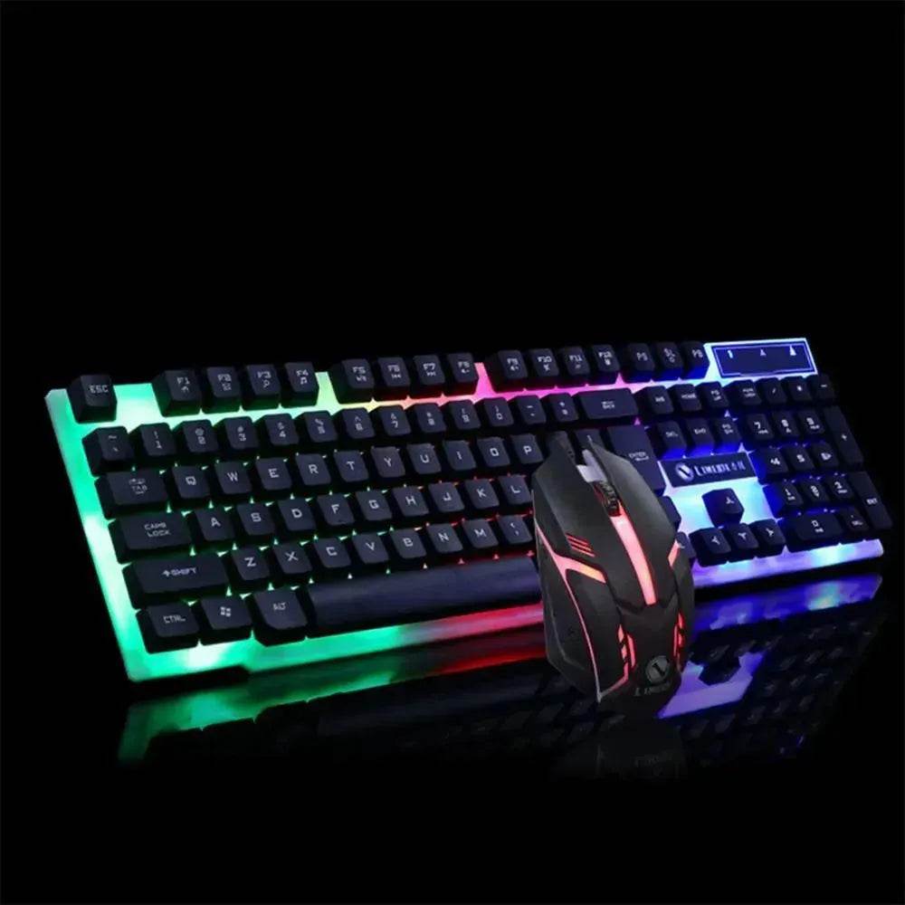 GTX300 Gaming CF LOL Gaming Keyboard Mouse Glowing Set - EX-STOCK Canada