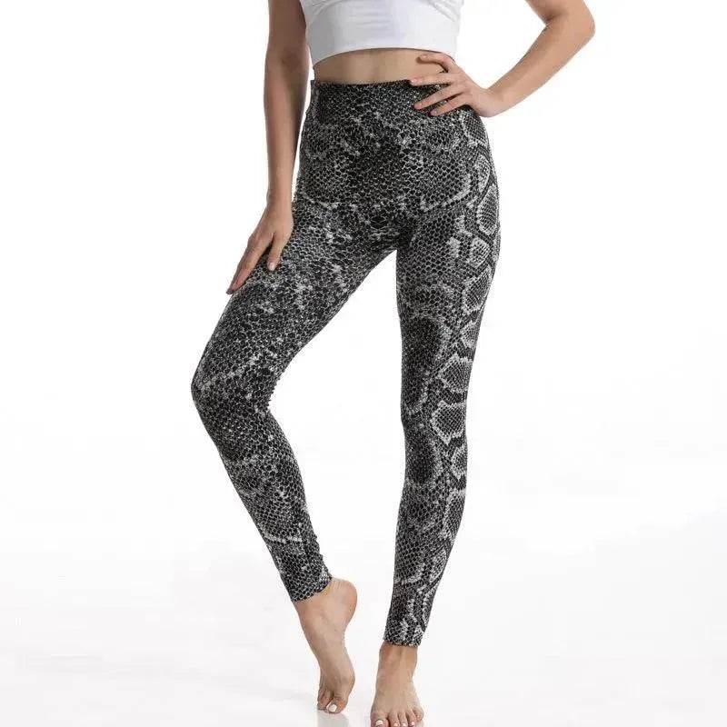 Gym High Waist Leopard Print Leggings - EX-STOCK Canada
