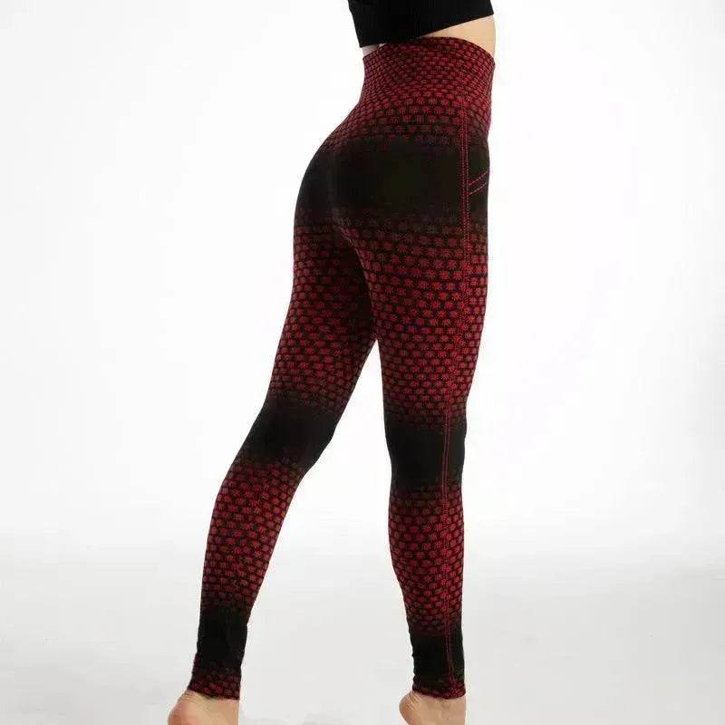 Gym High Waist Leopard Print Leggings - EX-STOCK Canada