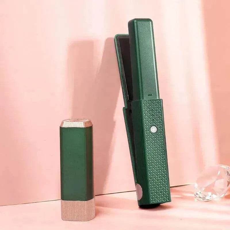 Hair Straightener Cordless Usb Hair Straightener Mini Ceramics Hair Curler 3 Constant Temperature Portable Flat Iron For Travel - EX-STOCK Canada