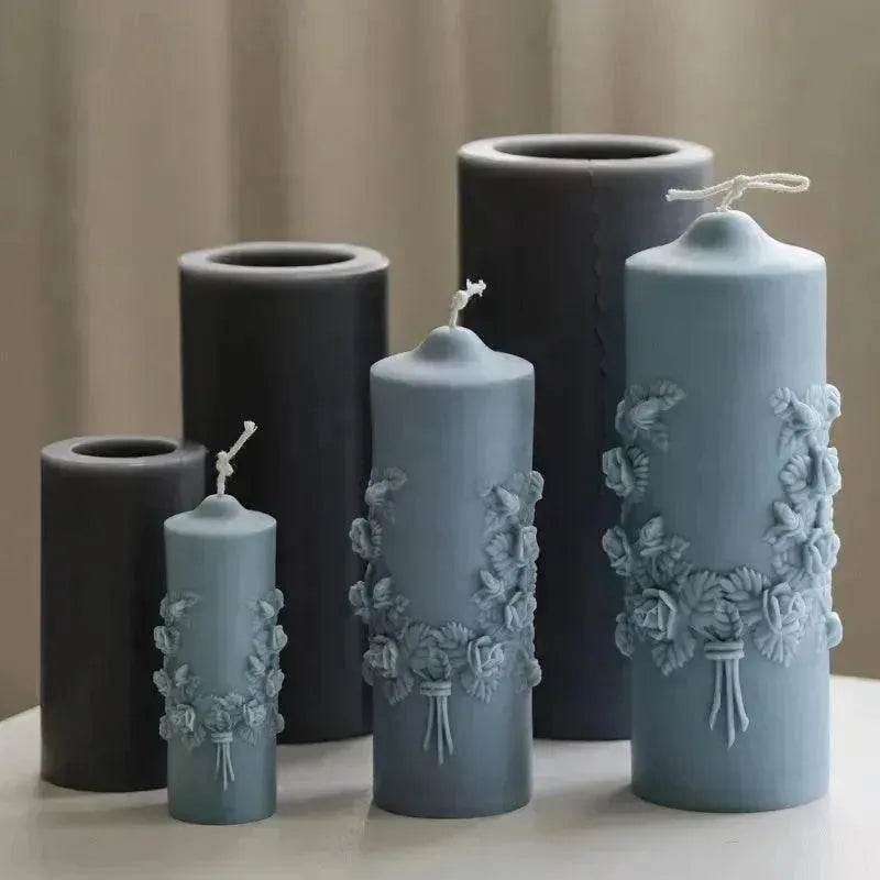 Handmade Cylindrical Scented Candle DIY Mould - EX-STOCK Canada