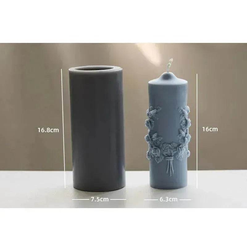Handmade Cylindrical Scented Candle DIY Mould - EX-STOCK Canada