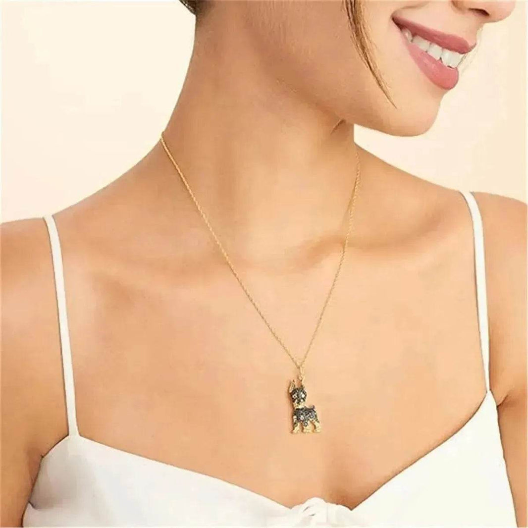 Handsome Doberman Pinscher Pendant Necklace Exquisite - EX-STOCK Canada