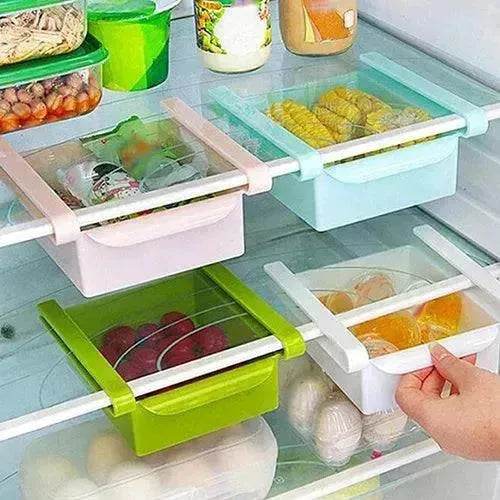 Hanging Plastic Refrigerator Clapboard Storage Rack Kitchen Supplies - EX-STOCK Canada