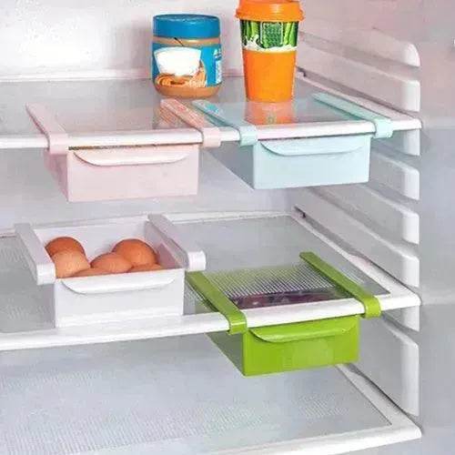Hanging Plastic Refrigerator Clapboard Storage Rack Kitchen Supplies - EX-STOCK Canada