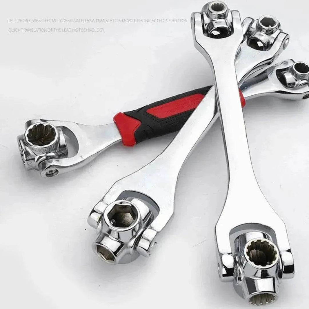 Heavy Duty 8-in-1 Multifunctional Chromium Vanadium Steel Socket Wrench Set - EX-STOCK Canada