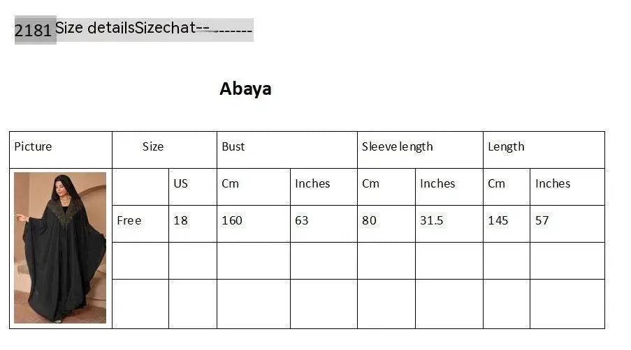 High-definition Arab Shawl Hooded Cloak - EX-STOCK Canada