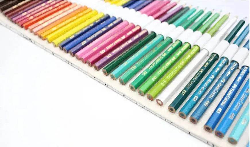 Holes Big Capacity Pencil Case School Canvas Roll Pouch Colored Pencils Box Constellation Sketch Brush Pen Bag - EX-STOCK Canada