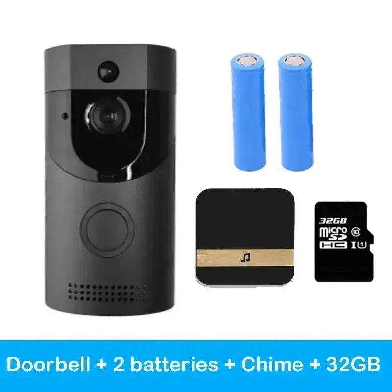 Home alarm smart wifi video doorbell wireless video intercom doorbell mobile phone remote video sea H1 program - EX-STOCK Canada