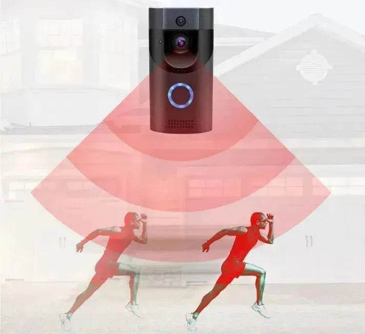 Home alarm smart wifi video doorbell wireless video intercom doorbell mobile phone remote video sea H1 program - EX-STOCK Canada