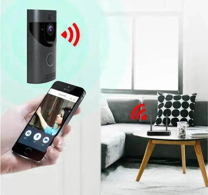 Home alarm smart wifi video doorbell wireless video intercom doorbell mobile phone remote video sea H1 program - EX-STOCK Canada