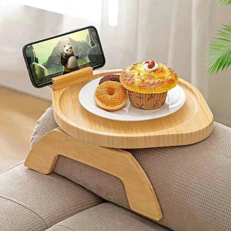 Home Decor Bamboo Sofa Portable Folding Tray - EX-STOCK Canada