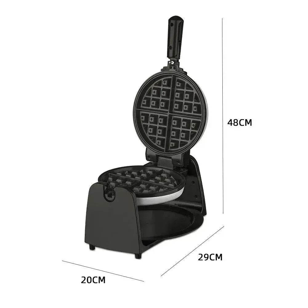 Household Round Rotating Waffle Machine - EX-STOCK Canada