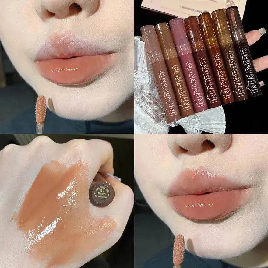 I Lava Chocolate Moisturizing Glaze Mirror Transparent Glass Lip Gloss - EX-STOCK Canada